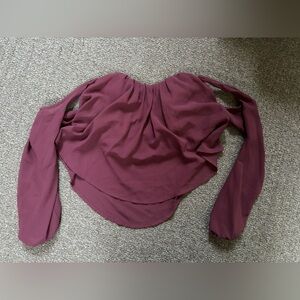 Off the shoulder shirt